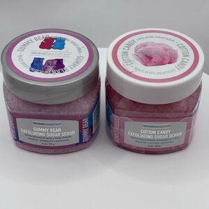 Global Beauty Care Cotton Candy Sugar &Gummy Bear Scrub Collagen Vitamins  A,C,E